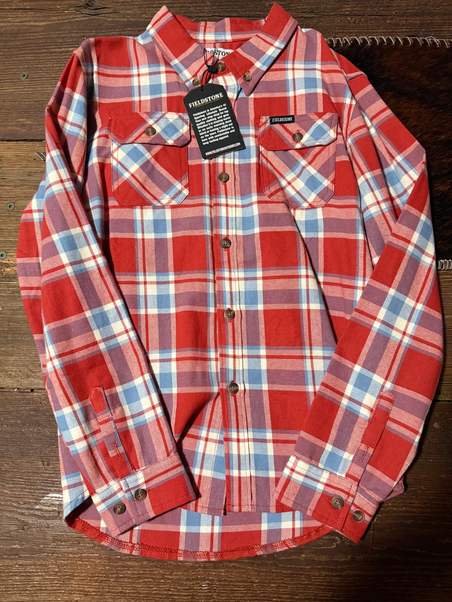 Red/Blue Plaid Fieldstone Shirt