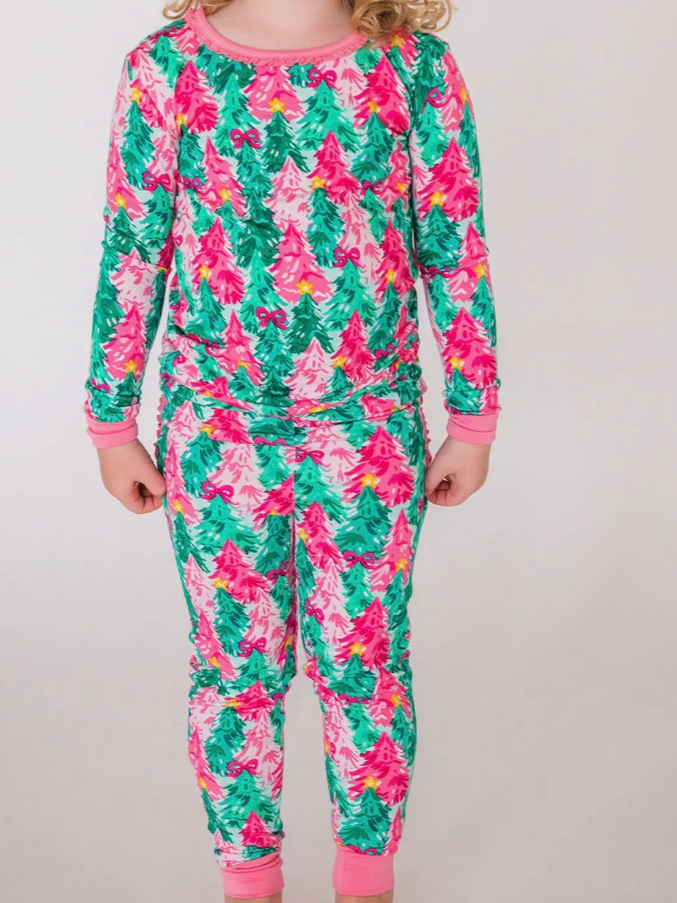 Ruffle Butts Pink Jolly Bamboo Set