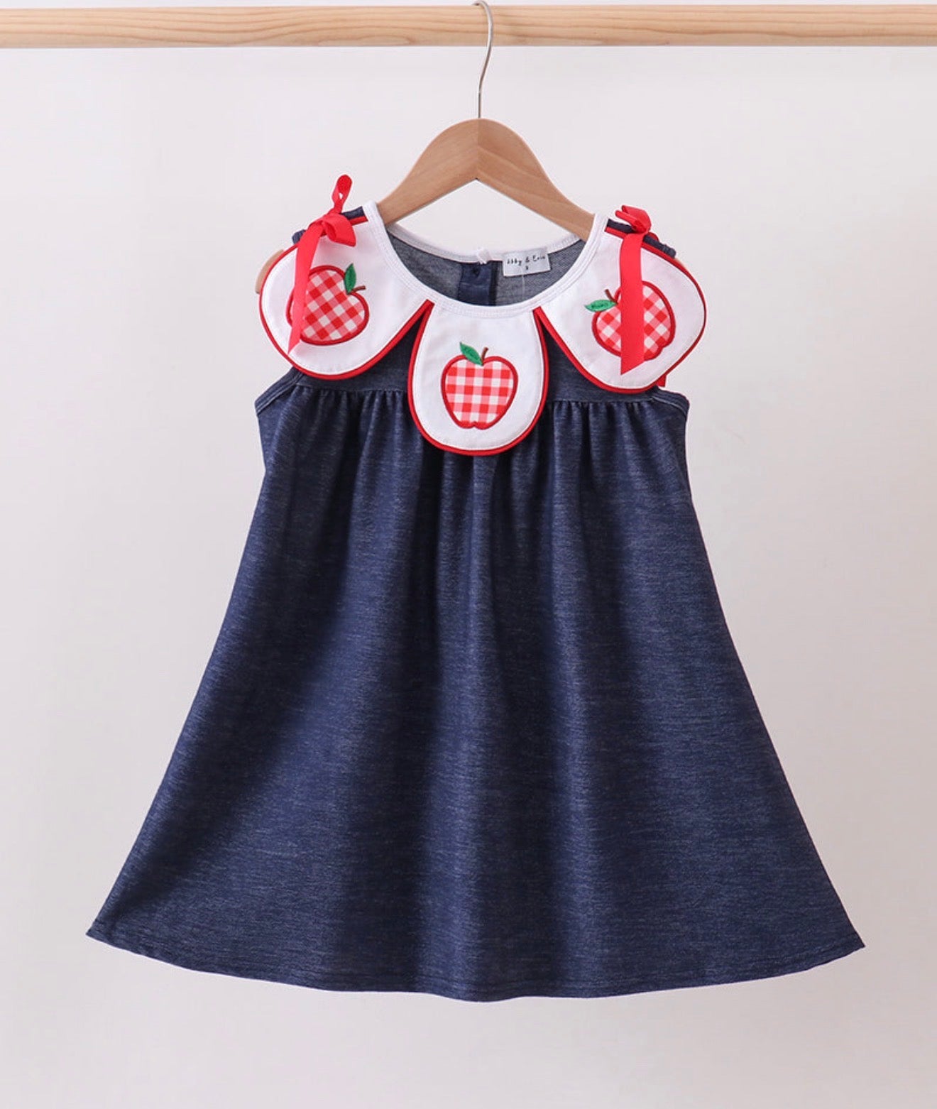 Navy Apple Dress