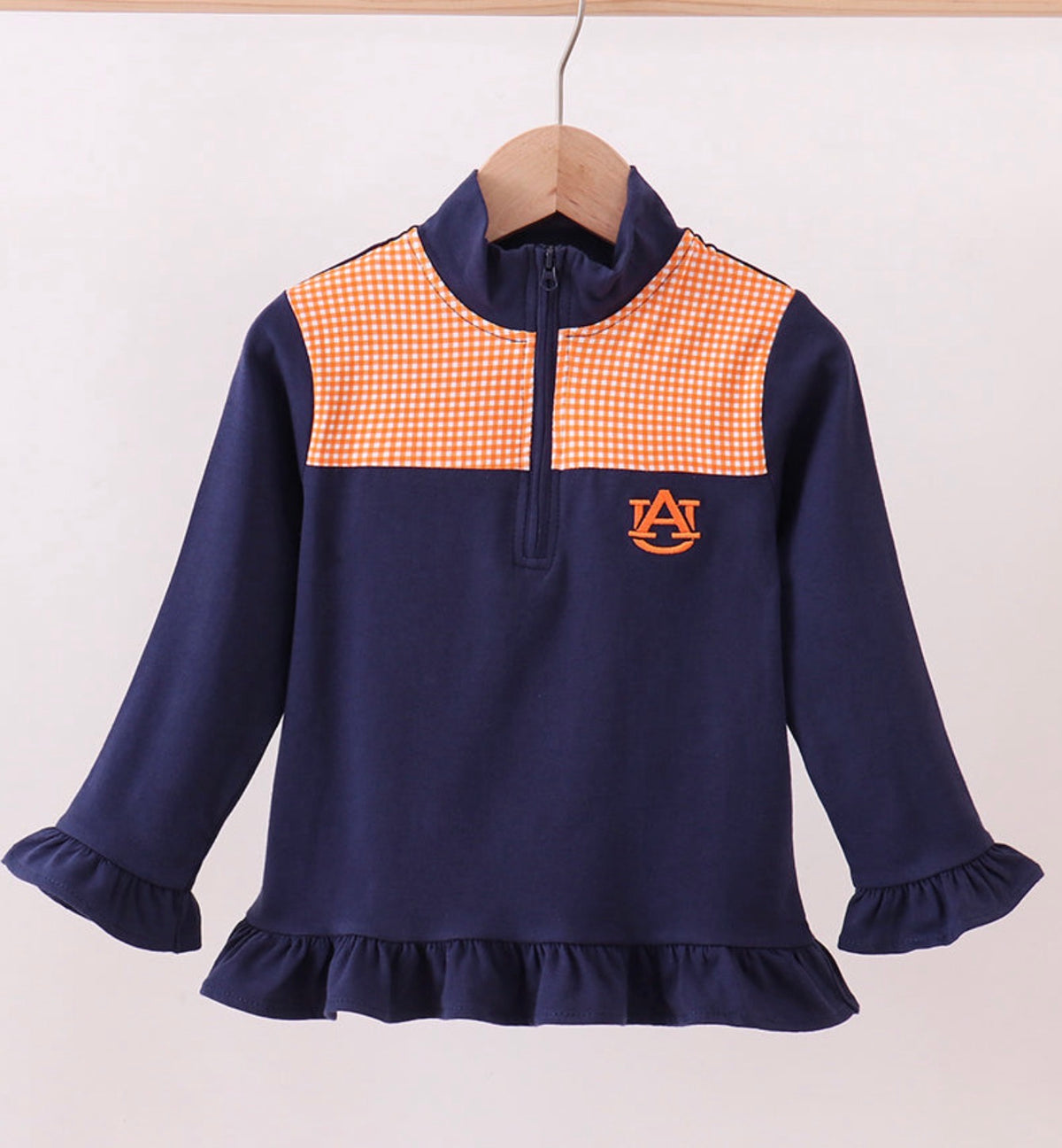 Auburn Ruffle Pullover