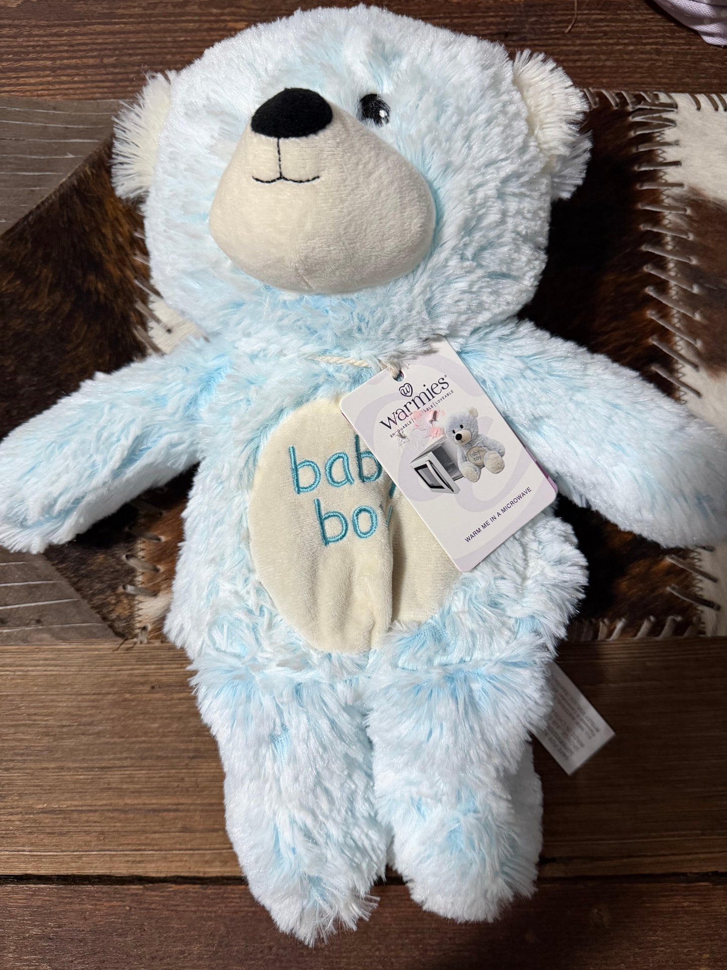 Blue Baby Boy Warmies Bear