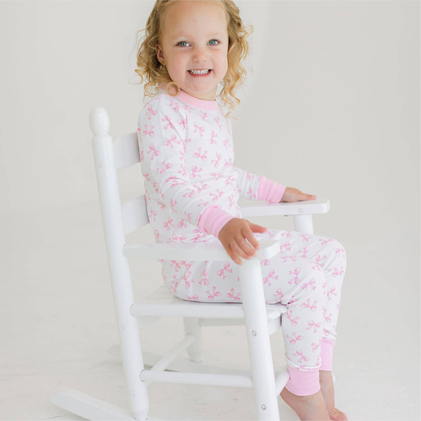 Magnolia Baby Pink Bows Pj Set