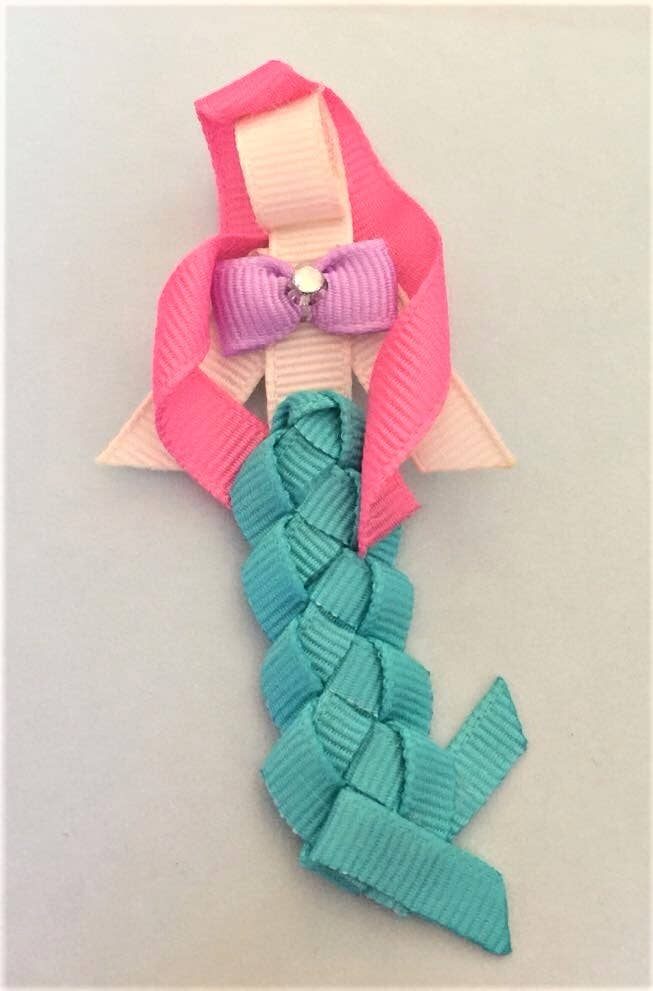 PRINCESS FIGURES ON PINCH CLIP: Royal Blue/ Fuchsia
