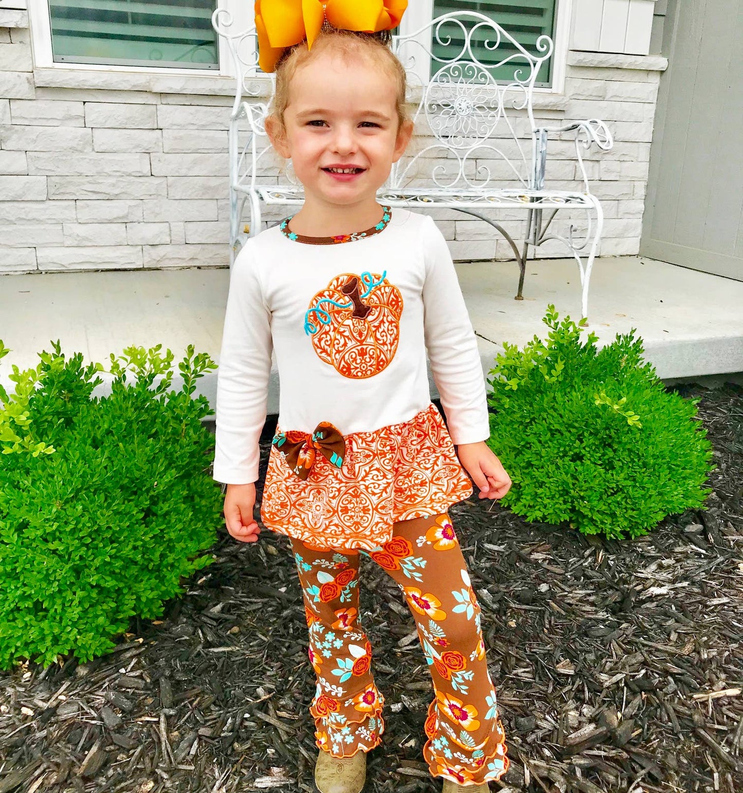 AnnLoren Girls Thanksgiving Set