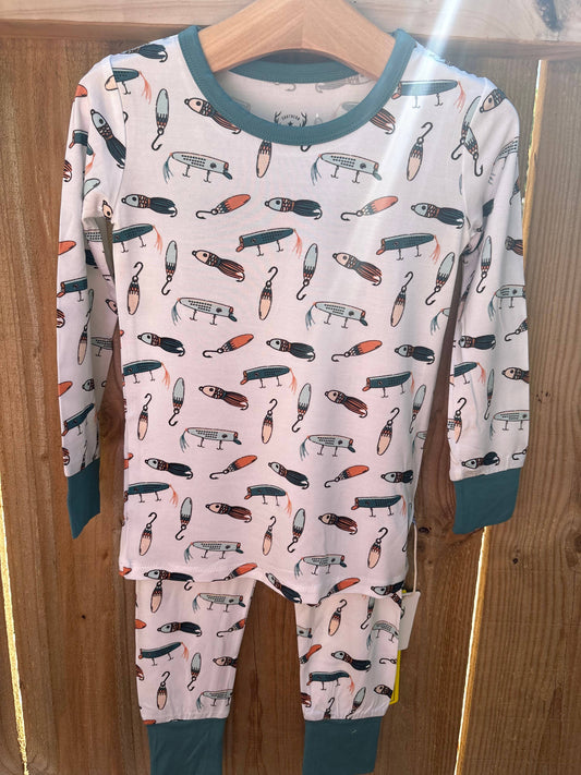 Southern Refinery Fishing Bamboo Pj Set