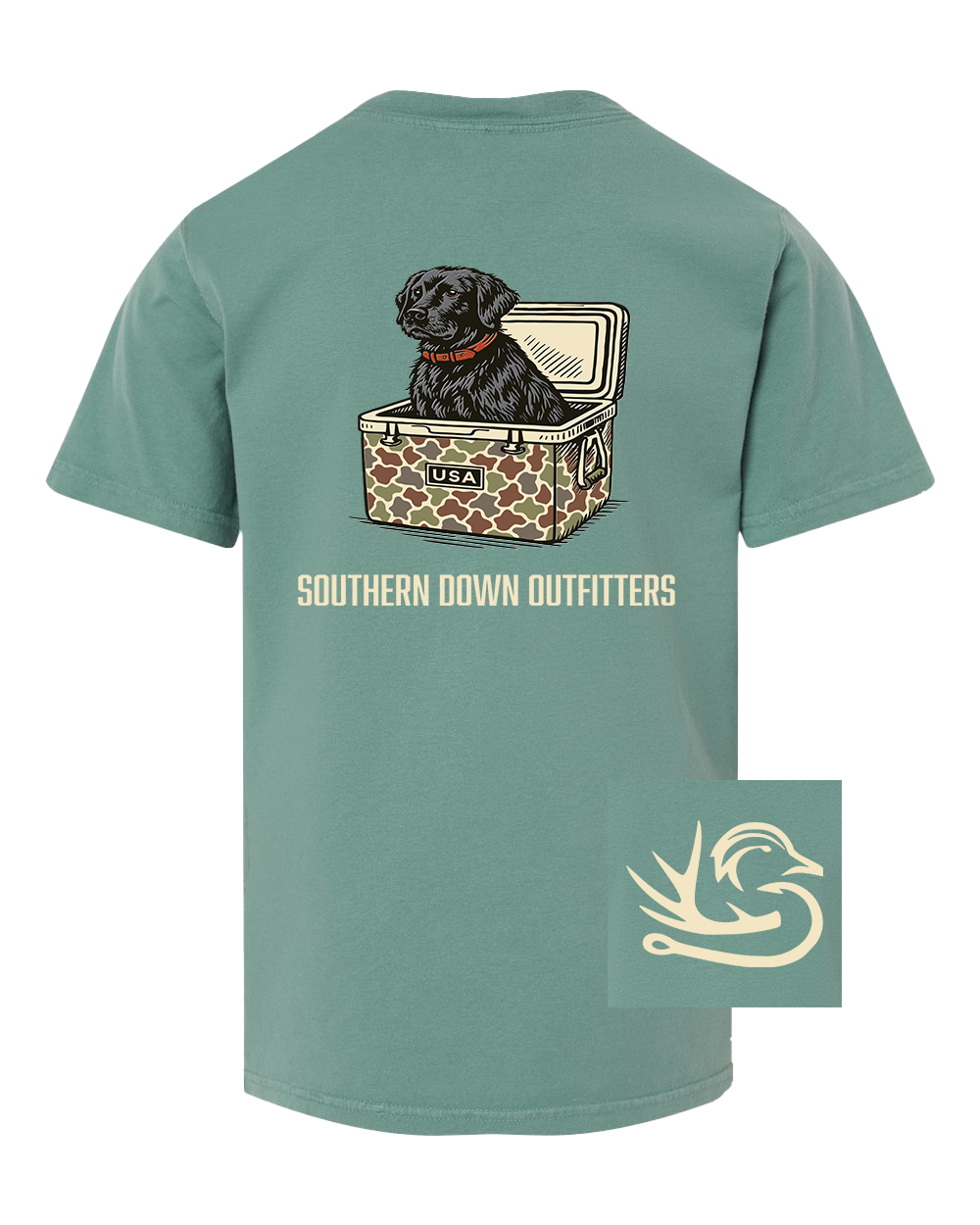 Cooler Lab Toddler Tee: Cypress Green