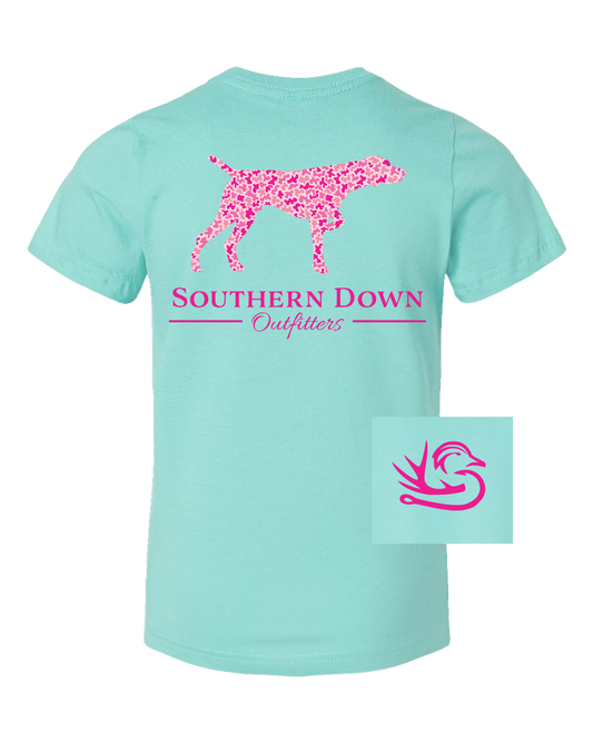 Pink Camo Dog Toddler Tee