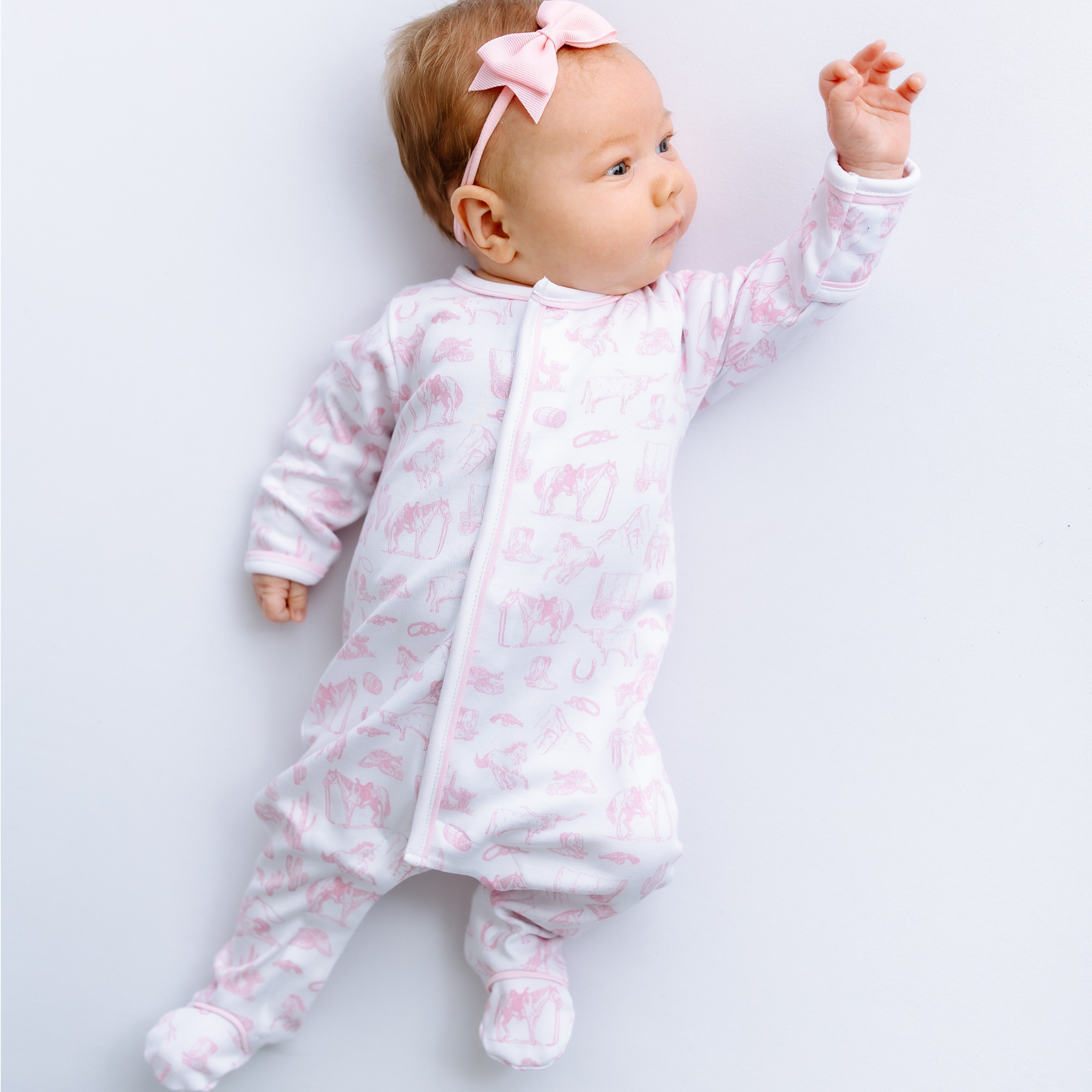 Magnolia Baby Wild West Toile Footie