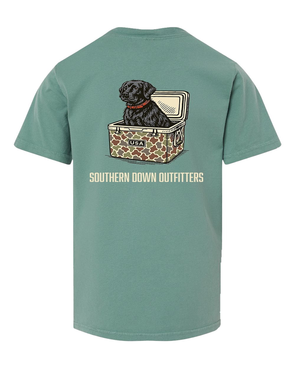 Cooler Lab Toddler Tee: Cypress Green