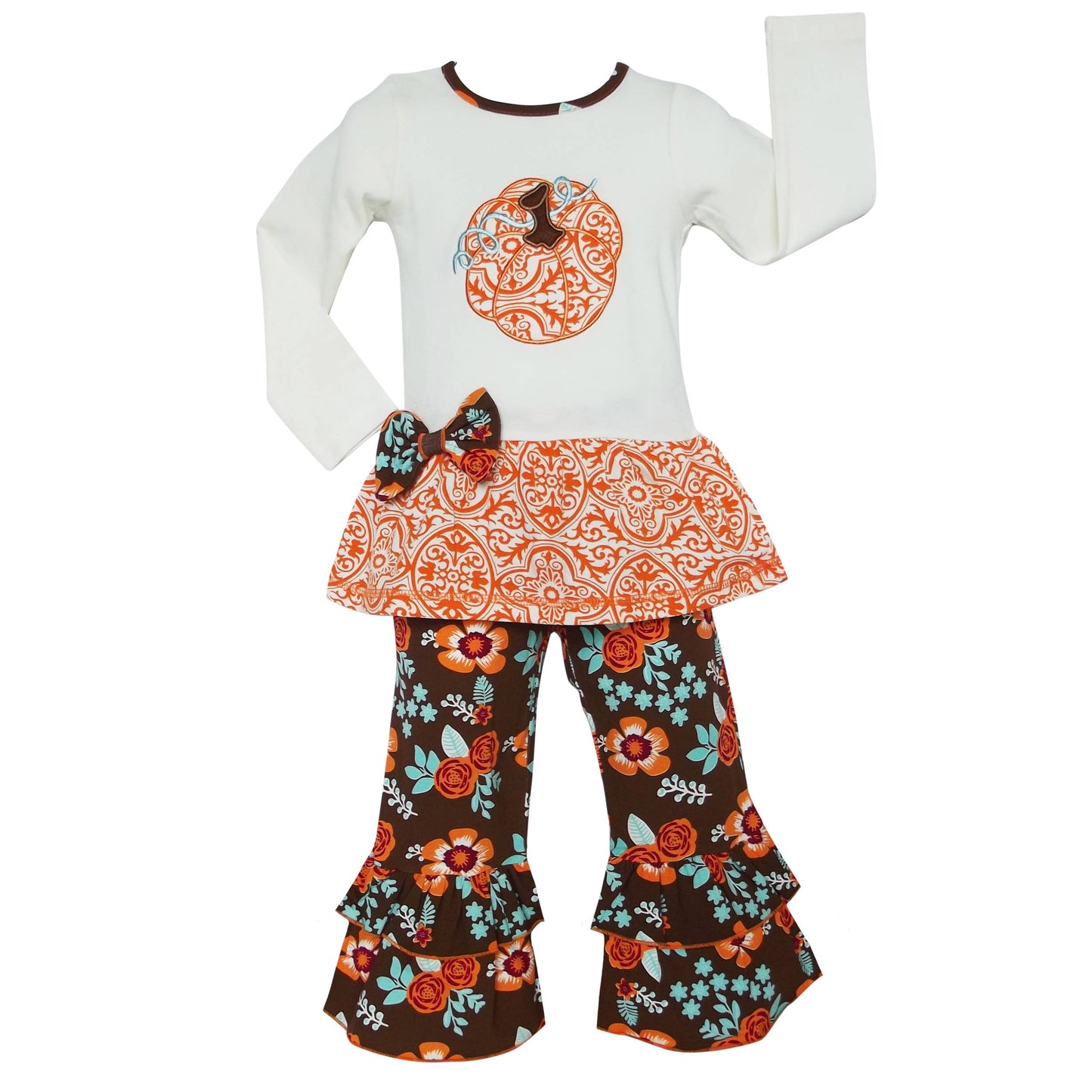 AnnLoren Girls Thanksgiving Set