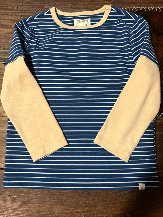 Blue/White Stripe Me & Henry Shirt