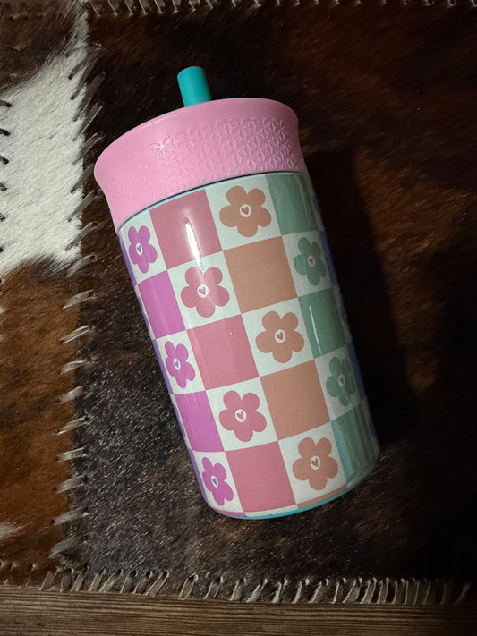 Pink Flower Cup