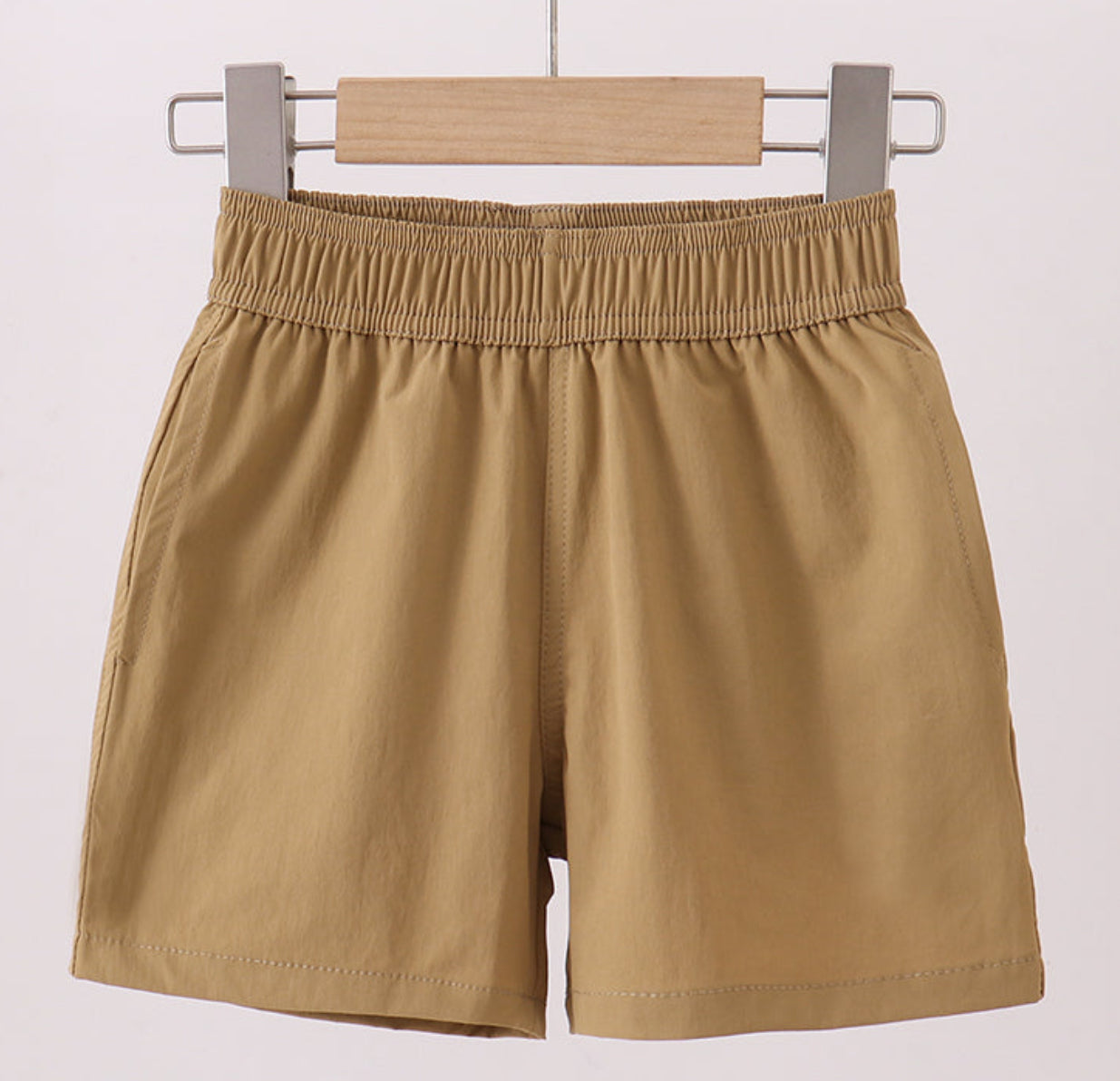 Khaki Performance Boy Shorts