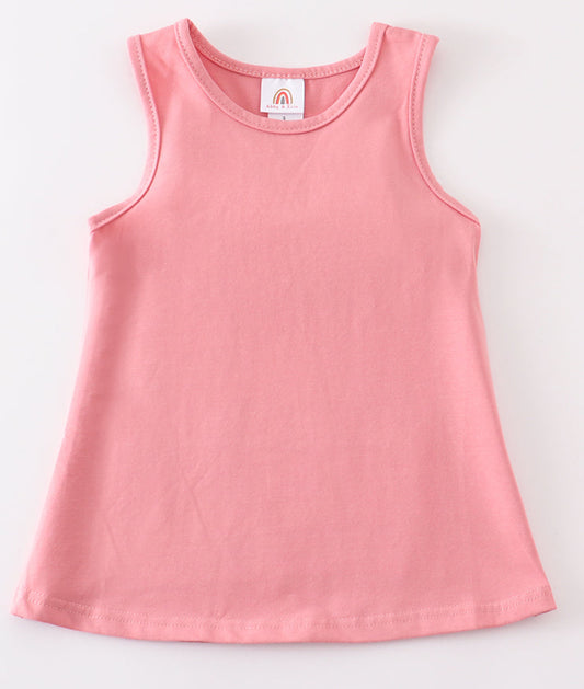 Mauve Tank Top w/ Bow on Back