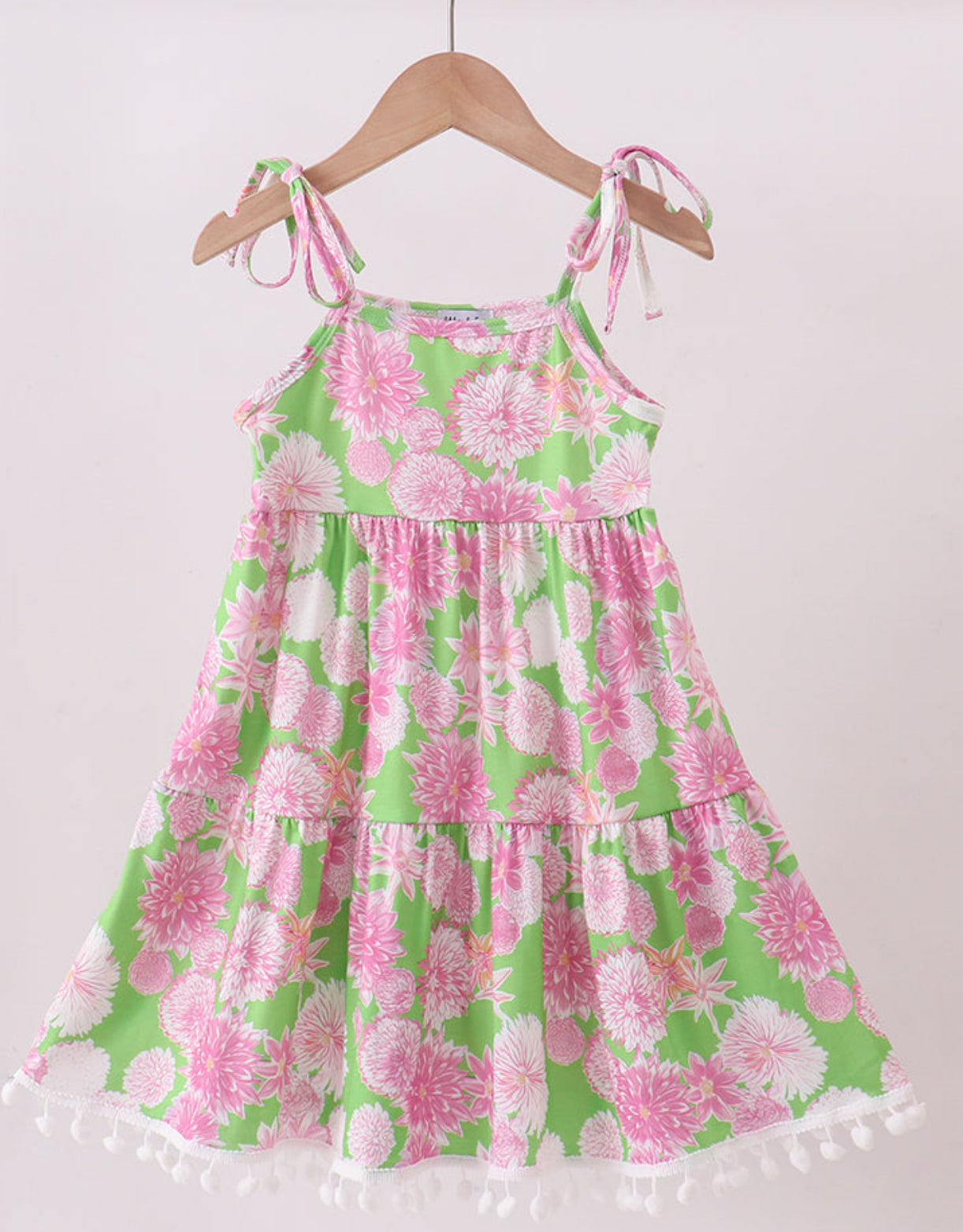 Green/Pink Floral Dress