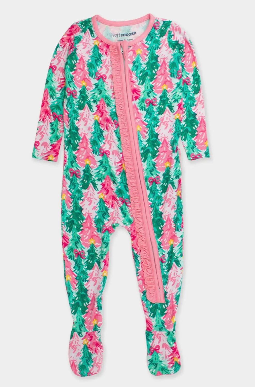 Ruffle Butts Pink Jolly Bamboo Zippy