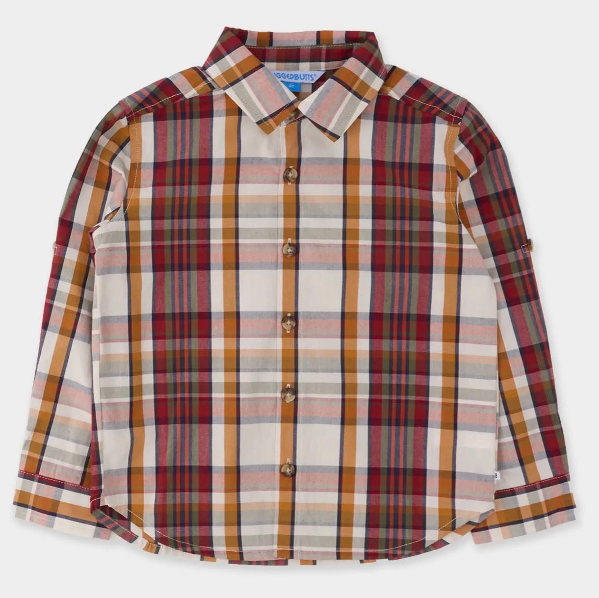 Ruffle Butts Archer Plaid Shirt