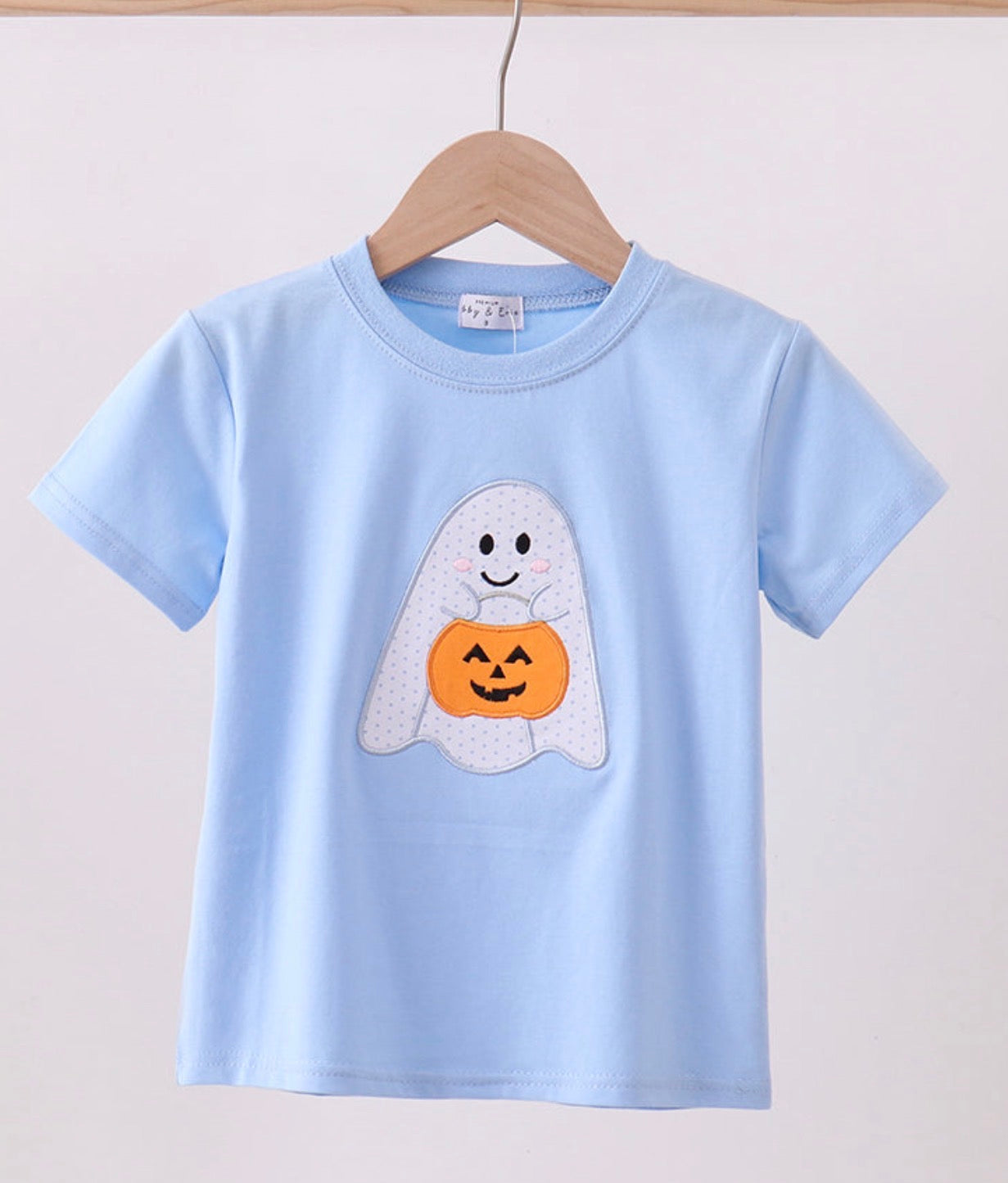 Blue Ghost/Pumpkin Shirt