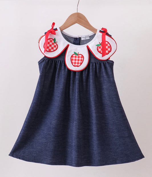 Navy Apple Dress