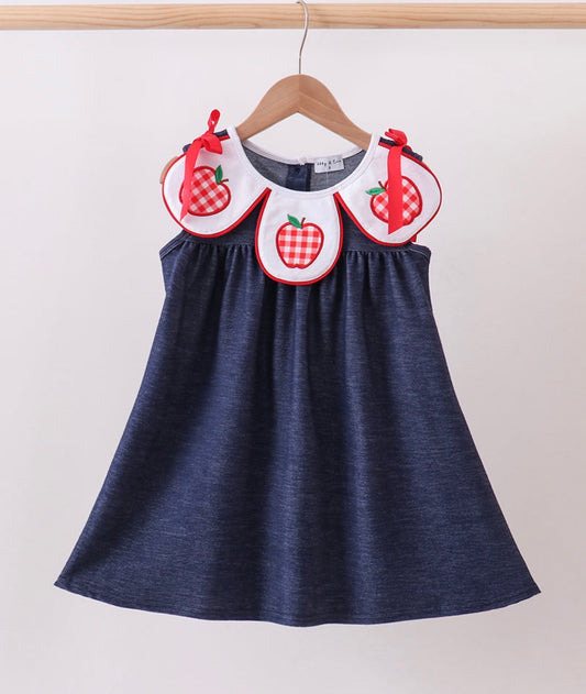 Navy Apple Dress
