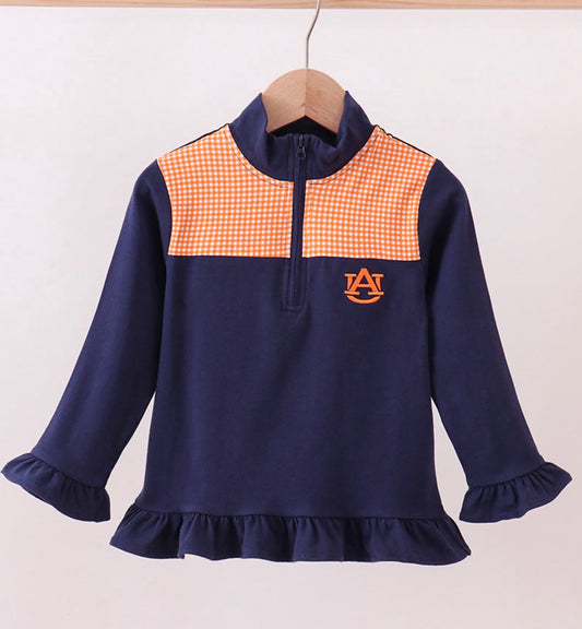 Auburn Ruffle Pullover