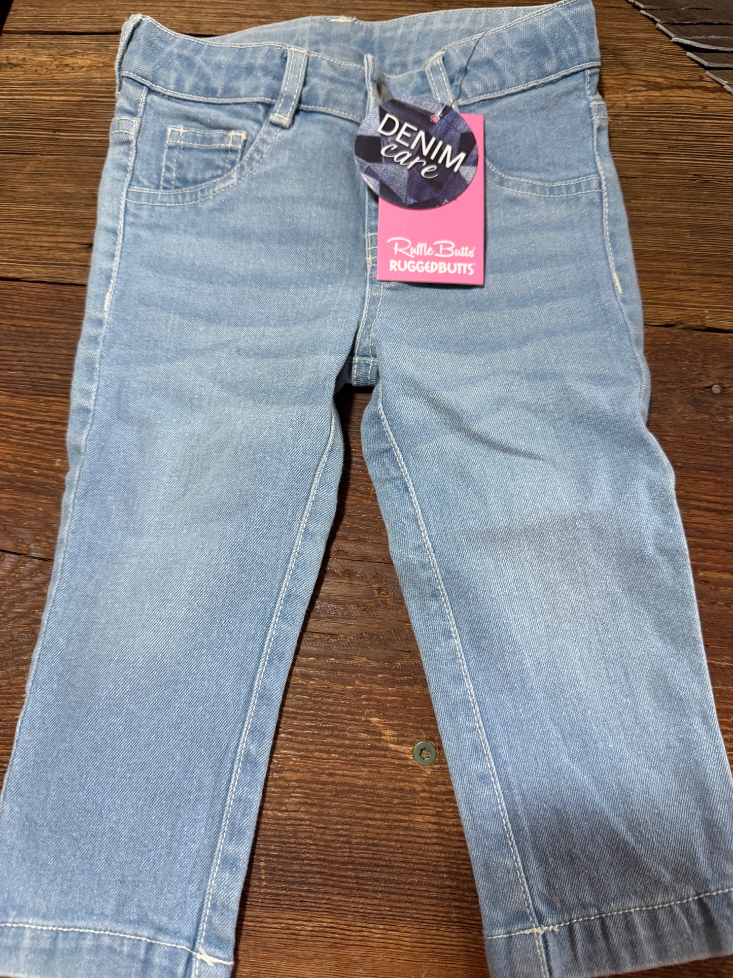 Light Denim Ruffle Butts
