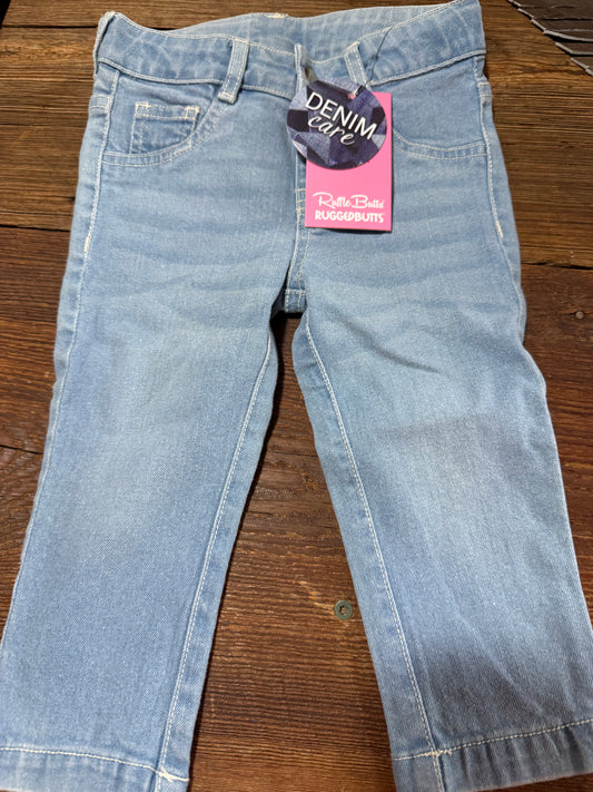 Light Denim Ruffle Butts