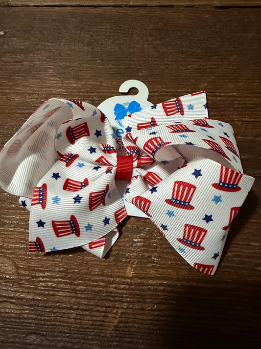Red/White/Blue Wee Ones Bow