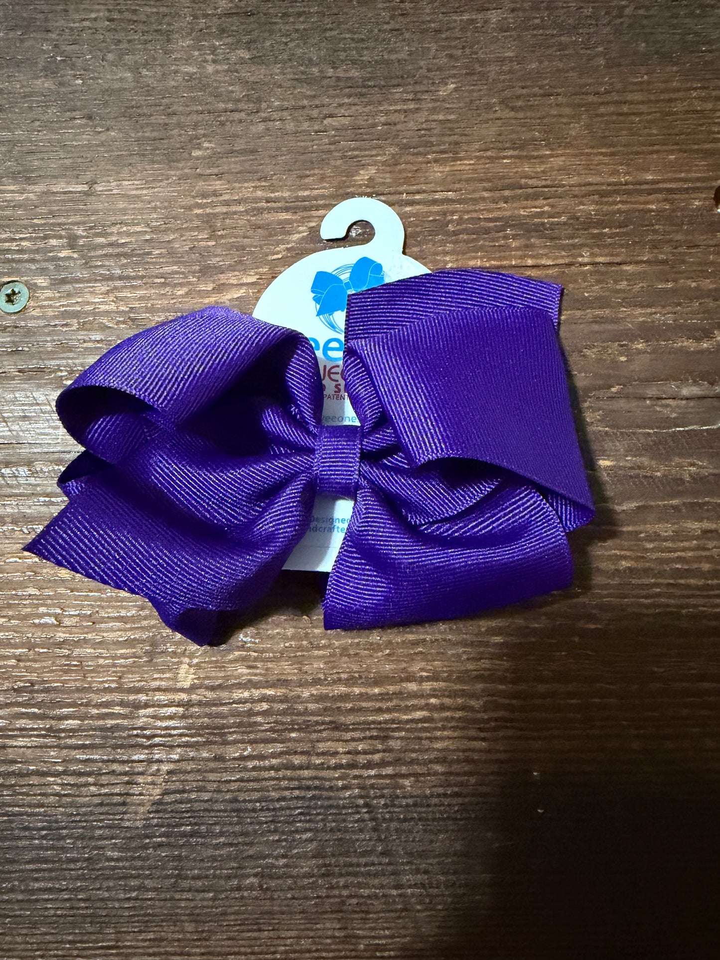 Purple Wee Ones Bow