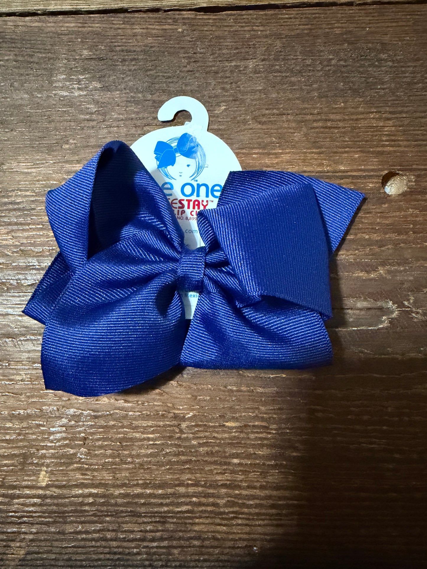Dark Blue Wee Ones Bow