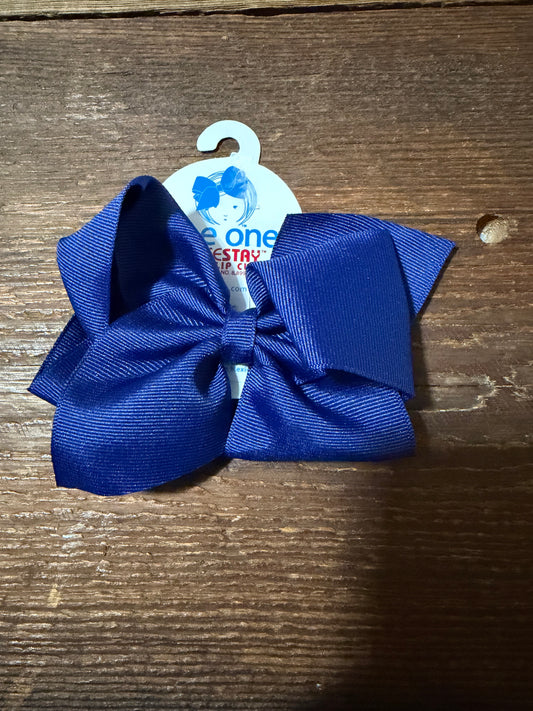 Dark Blue Wee Ones Bow