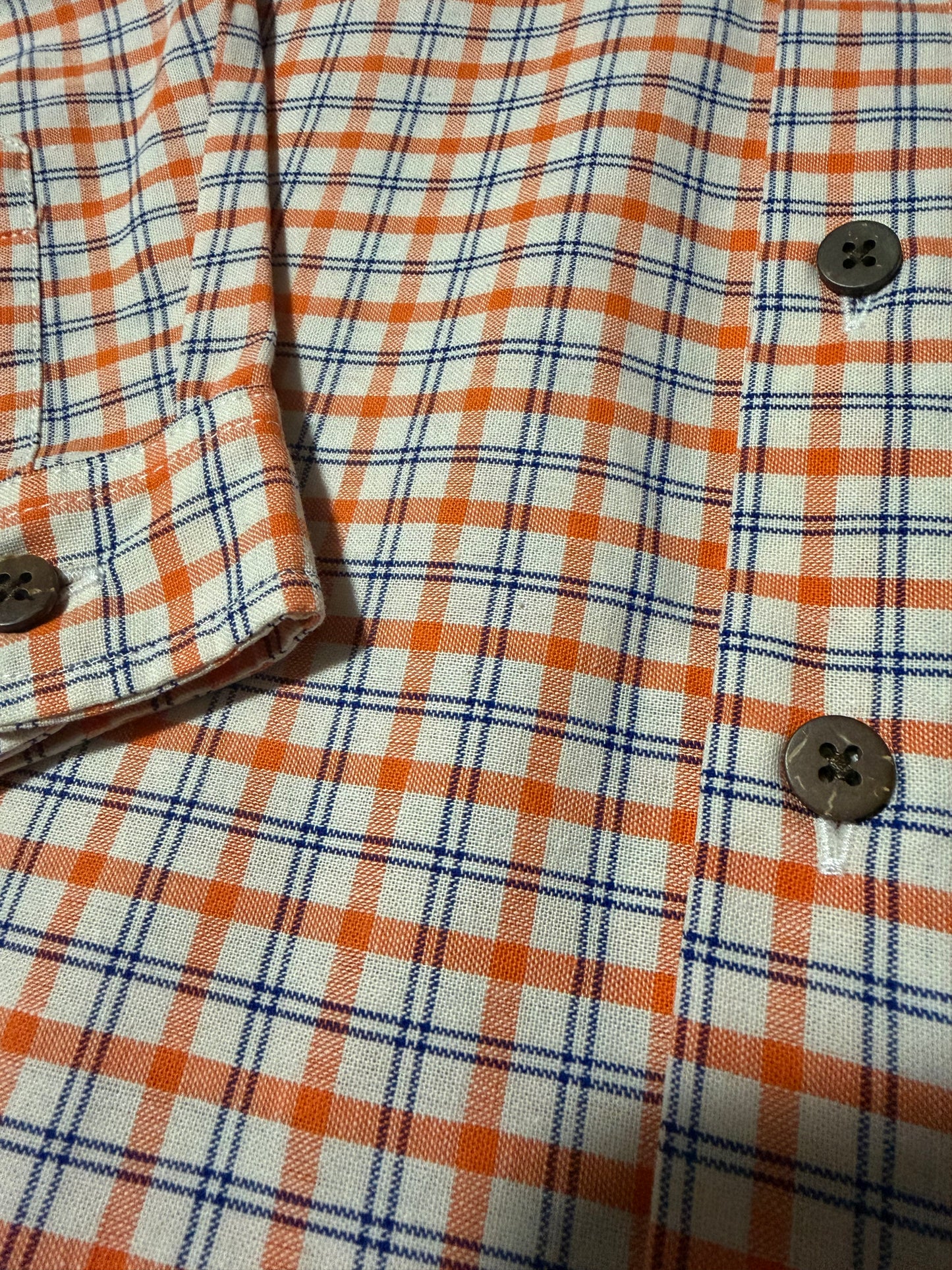Orange Plaid Me & Henry Shirt