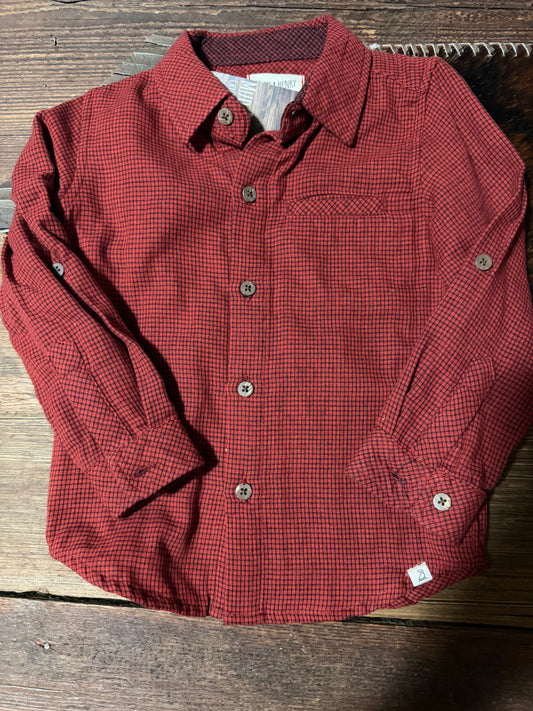 Red/Black Check Me & Henry Shirt