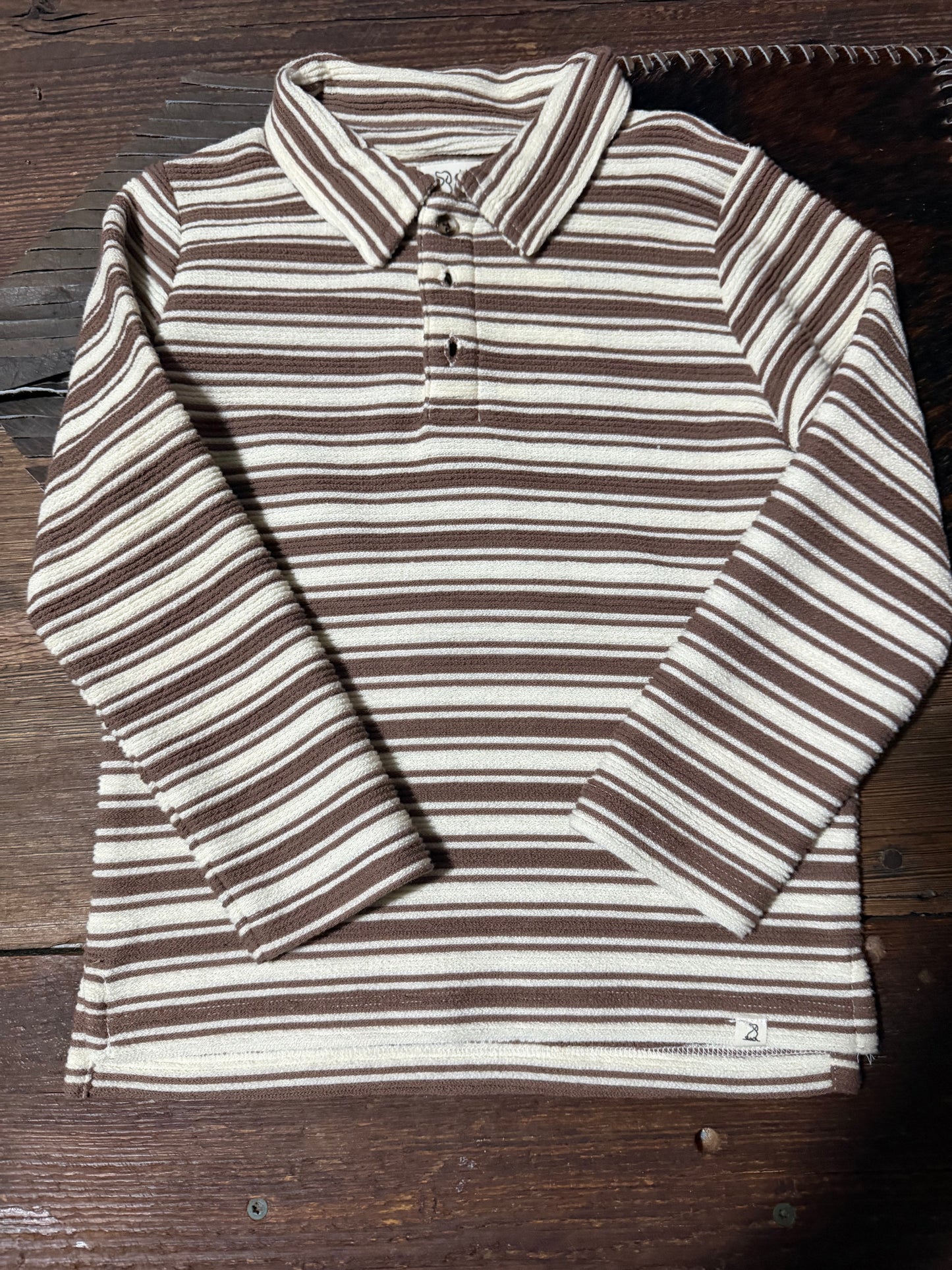Tan Stripe Me & Henry Shirt