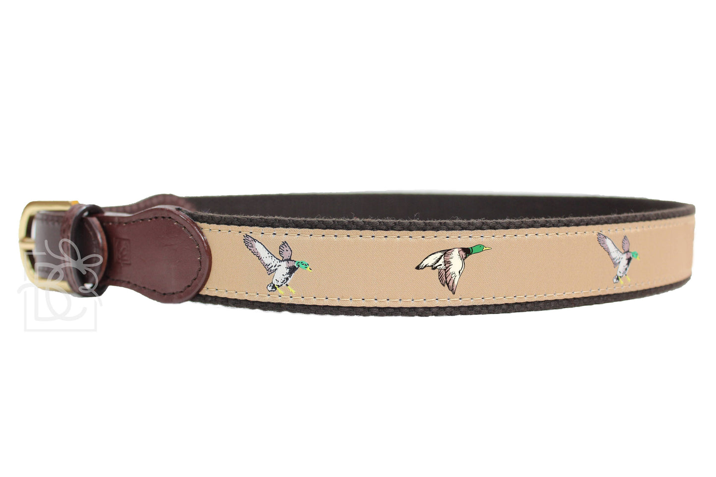 DUCK & DEER RIBBON BELTS: 20" (3-4 Years) / Deer