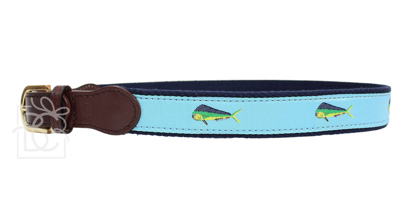 FISH RIBBON BELTS: 24" (7-8 Years) / Mahi Fish