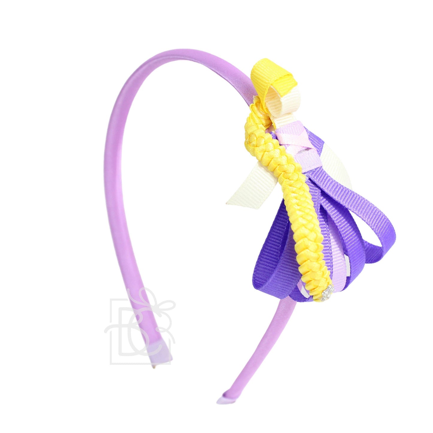 Princess Headbands: Aqua/ White Princess