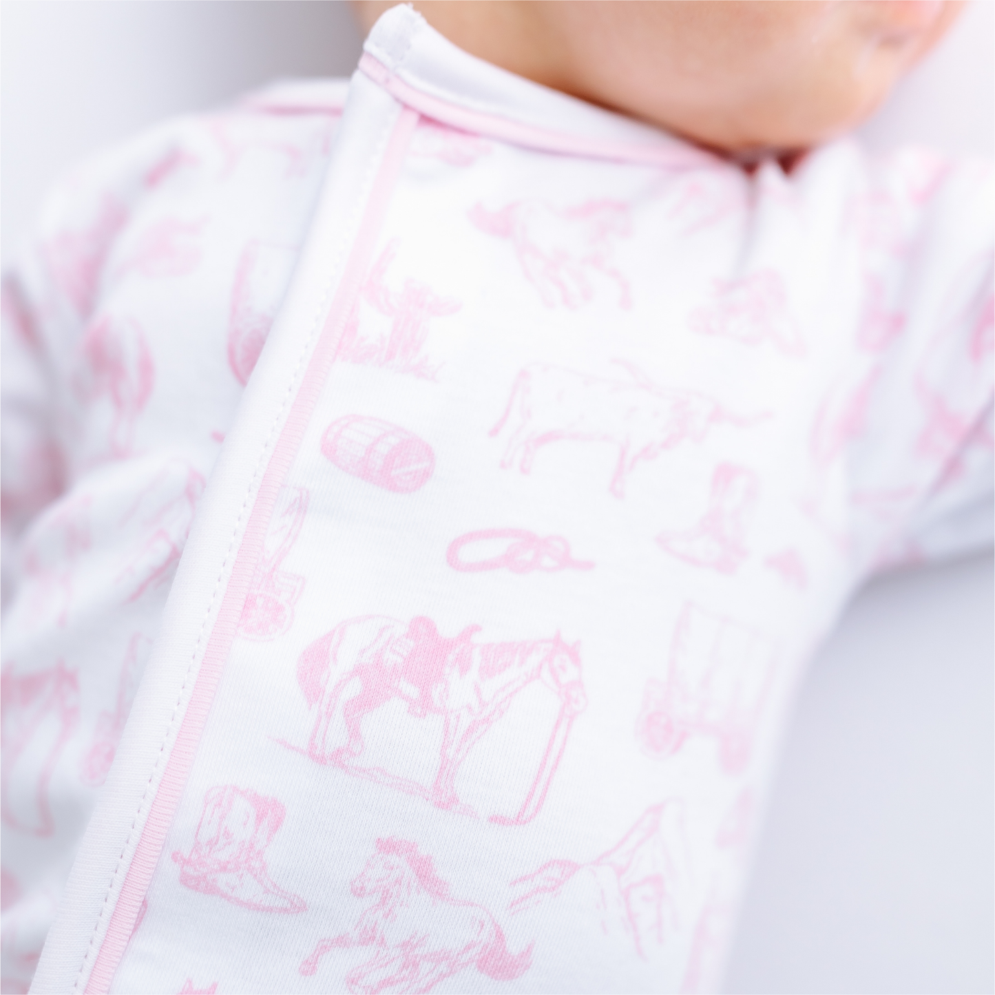 Magnolia Baby Wild West Toile Footie