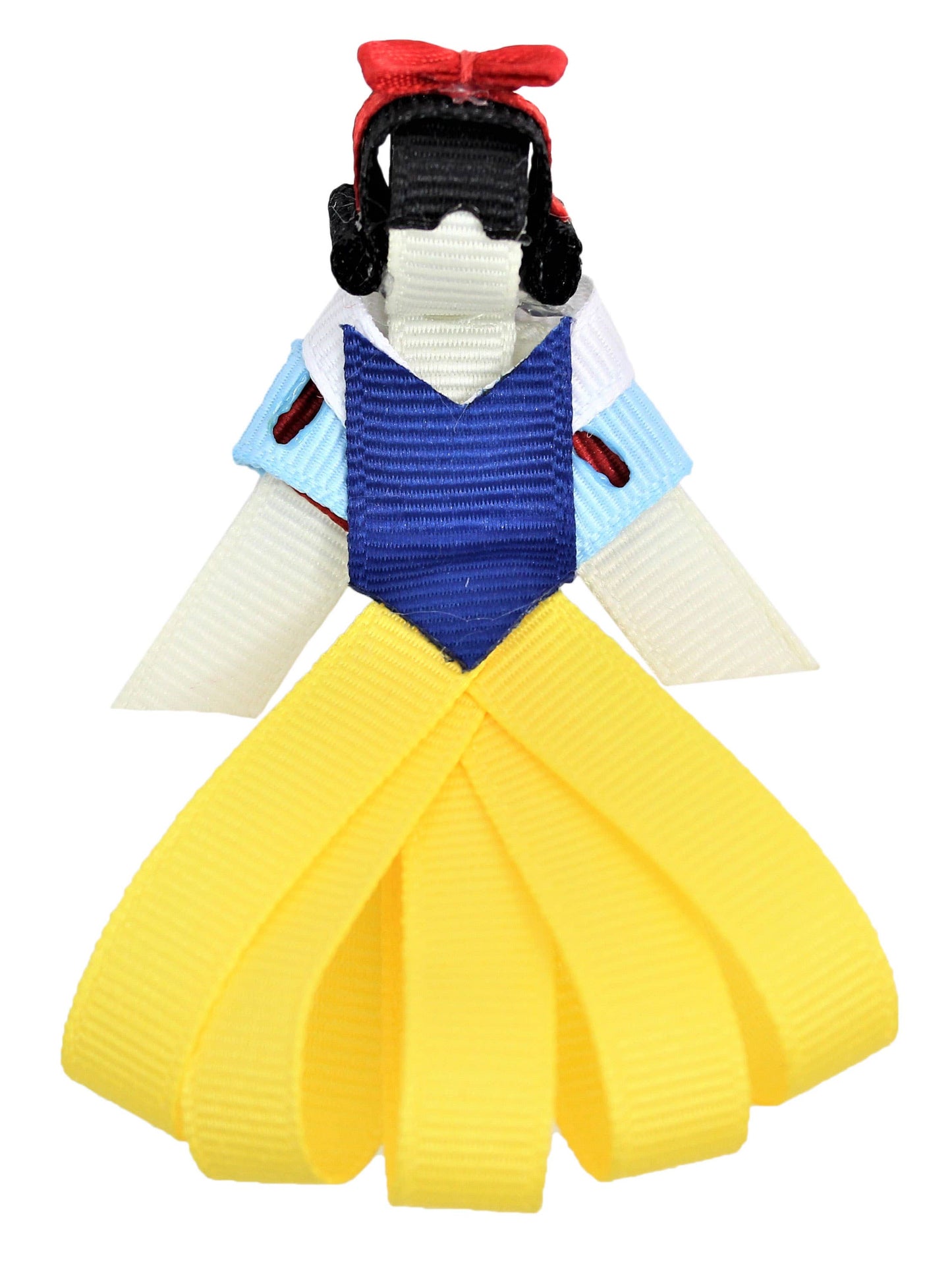 PRINCESS FIGURES ON PINCH CLIP: Royal Blue/ Fuchsia