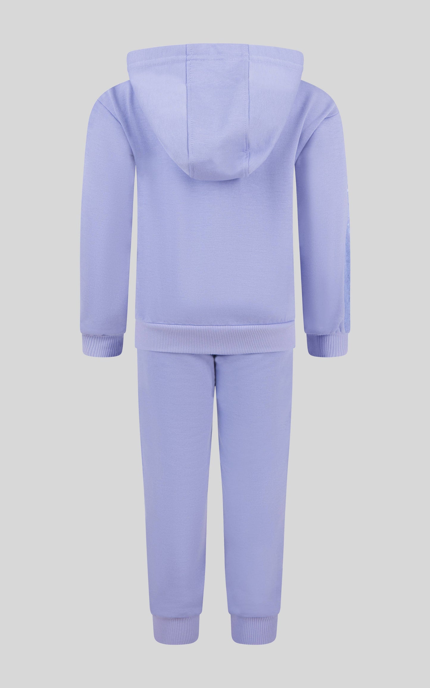 Toddler Girls Sequin Hoodie Jacket and Jogger Set: BABY LAVENDER