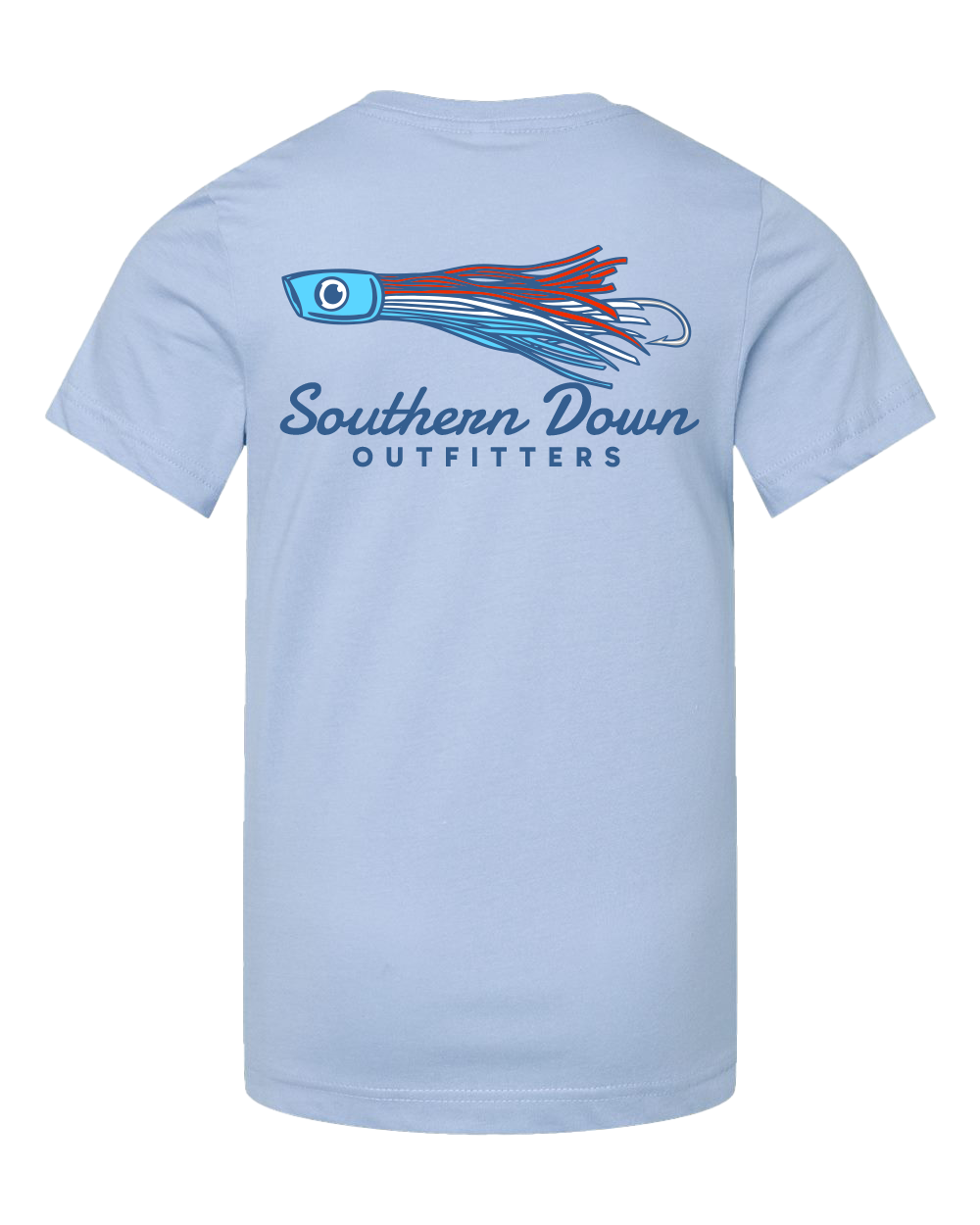 Lure Youth Tee: Light Blue